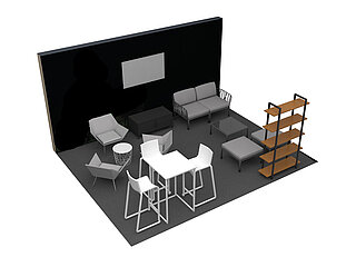 Stand construction 20 m²