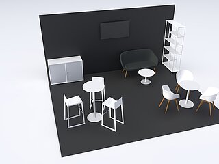 Stand construction 20 m²